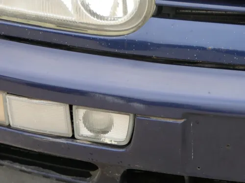 VW Golf 3 auch Cabrio Stoßstange vorne Stoßfänger vorn blau LC5U (202444)