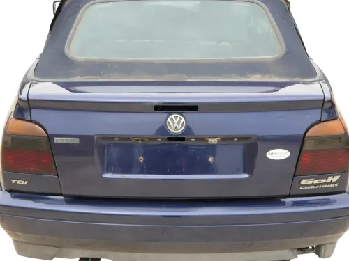 Golf 3 1E Cabrio Heckklappe Kofferraumklappe hinten Klappe blau LC5U ohneAnbaute