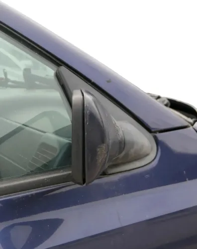 VW Golf 3 Cabrio 1E elektrischer Spiegel Außenspiegel rechts blau LC5U (202447)