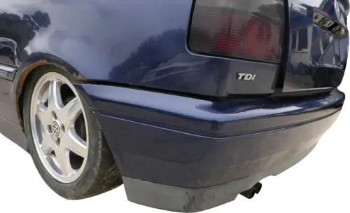 VW Golf 3 1H 1E Cabrio Stoßstange hinten Heckstoßstange blau LC5U Limousine (202452)