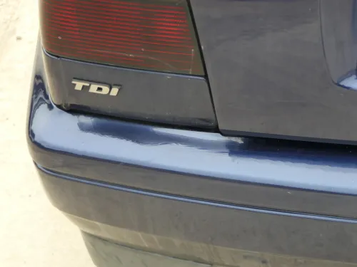VW Golf 3 1H 1E Cabrio Stoßstange hinten Heckstoßstange blau LC5U Limousine (202452)