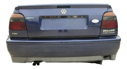 VW Golf 3 1H 1E Cabrio Stoßstange hinten Heckstoßstange blau LC5U Limousine