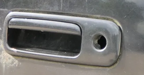 Polo 6N Golf 4  Lupo Griff Heckklappe Heckklappengriff schwarz LC9Z Öffner