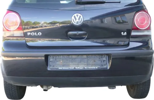 VW Polo 9N 9N3 Stoßstange Heckstoßstange hinten schwarz LC9Z